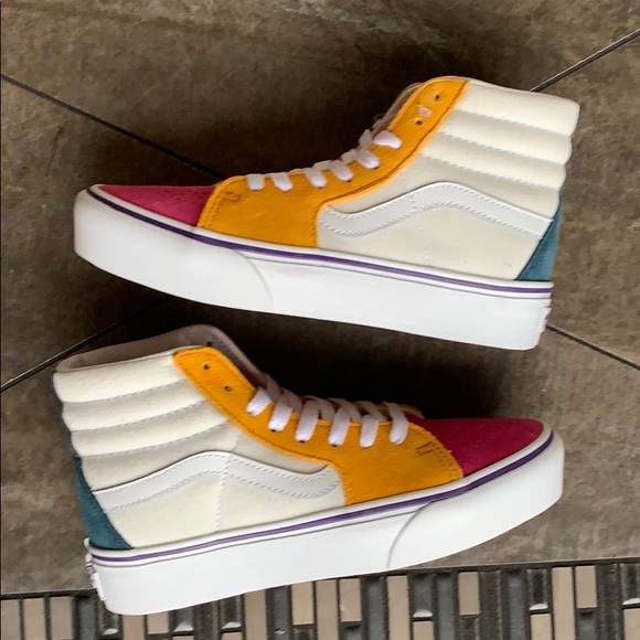 VANS SK8-Hi PLATFORM 2 MINI CORD Multi/Tr Wht WMNS - Picture 5 of 16